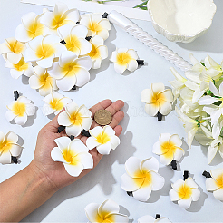 30 шт. 3 стиля пенопластовые искусственные цветы жасмина заколки-аллигаторы&nbsp;PHAR-SP0001-23B