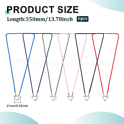 6шт 6 цвета цепочки для очков&nbsp;AJEW-ME0001-20B