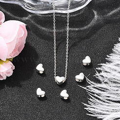 6шт 925 бусины из стерлингового серебра&nbsp;STER-BBC0008-76