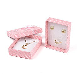 Картон комплект ювелирных изделий коробки&nbsp;LS-CBOX-R012-9x7cm-8