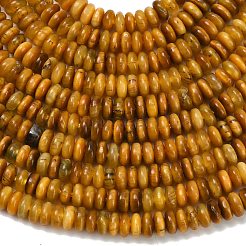 Природных тигровый глаз бисер нитей&nbsp;G-L635-A31-4x2mm-02