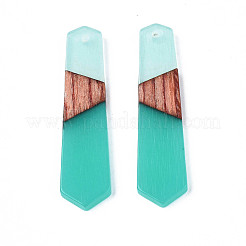 Подвески из смолы и ореха&nbsp;LS-RESI-N025-020-A01