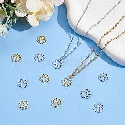 12 шт. 2-х цветные подвески из нержавеющей стали 304&nbsp;STAS-UN0057-80