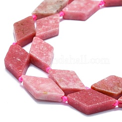 Натуральные бусины из родонита&nbsp;G-K245-E04-A02