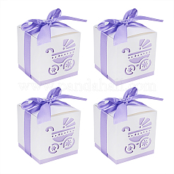 Полая коляска bb автомобиль перевозки коробка конфет свадьба подарки с лентами&nbsp;CON-BC0004-97B