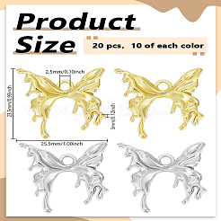 20шт 2 цвета подвески из сплава с покрытием стойки&nbsp;FIND-LP0005-85