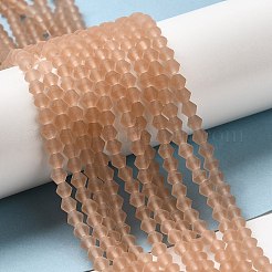 Имитировать нити бус из матового стекла из австрийского хрусталя&nbsp;LS-EGLA-A039-T2mm-MD12