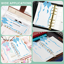 12 шт. ПВХ-разделители для папок-регистраторов&nbsp;AJEW-BC0010-06B