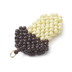 Подвески из бисера в виде сосновых шишек&nbsp;PALLOY-MZ01148