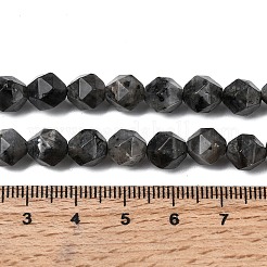 Натуральные нити бус из ларвикита&nbsp;G-Z119-A32-02