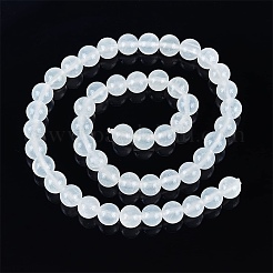 1 нить бусины из натурального селенита&nbsp;G-CA0001-78C