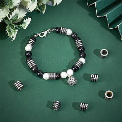 12 шт. бусины из нержавеющей стали марки 304&nbsp;STAS-UN0062-82