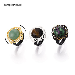 Основание из сплава с ромбовидной оправой и железом с вращающимся подносом&nbsp;MAK-T012-02AB