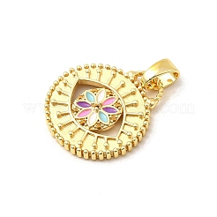 Латунь эмаль подвески&nbsp;KK-I378-07G