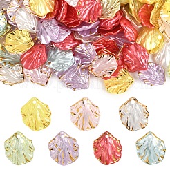 100 шт. Непрозрачные акриловые подвески&nbsp;MACR-YW0004-08A