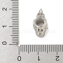 Европейские бусины из нержавеющей стали 304&nbsp;STAS-S183-04D-P