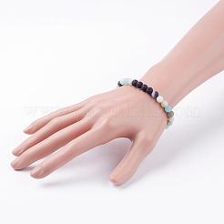 Браслеты из натурального амазонита&nbsp;BJEW-JB03361-03