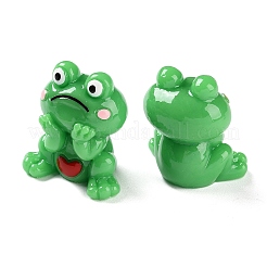 Мультяшные милые фигурки лягушек из смолы 3d&nbsp;LS-RESI-Z024-01C