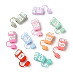 11шт. 11-х цветный силиконовый колпачок для соломинки&nbsp;SIL-CJ0002-84