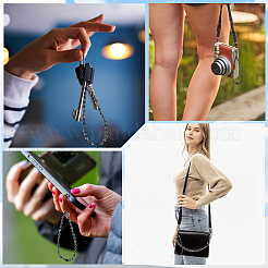 Стеклянные бусины череп мобильные ремни&nbsp;HJEW-WH20021-09A