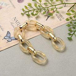 Прозрачные акриловые и пластиковые кабельные цепи ручной работы&nbsp;X-AJEW-JB00829