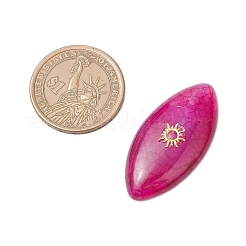 3 шт. 3 стиля окрашенных натуральных бразильских агатов кабошонов&nbsp;PALLOY-JF04017-04