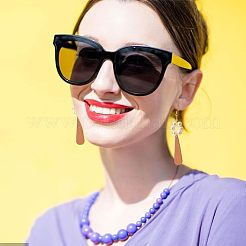 60шт 6 цвета деревянные подвески&nbsp;WOOD-NB0002-26