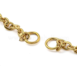 Изготовление браслетов из цепей из нержавеющей стали 304&nbsp;LS-AJEW-P119-01G