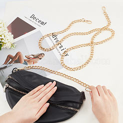 Алюминиевые ручки для сумок с цепочкой&nbsp;FIND-PH0002-13LG