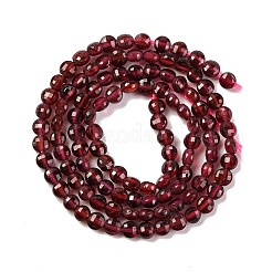 Гранат природный бисер нитей&nbsp;X-G-F770-B02-01