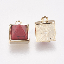 Синтетические бирюзовые подвески&nbsp;LS-G-P362-04B