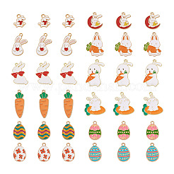 Подвески из сплава эмали 48шт 12 стиля&nbsp;ENAM-TA0001-31