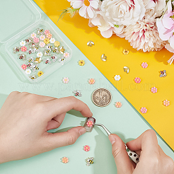 55 шт. 11 стиля кабошонов из стразов из смолы/сплава&nbsp;MRMJ-PH0002-93