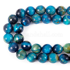 1 нить бусин из натурального тигрового глаза&nbsp;G-TA0002-71