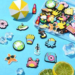 60 шт. 30 стиля ПВХ кабошоны&nbsp;KY-CJ0002-09A