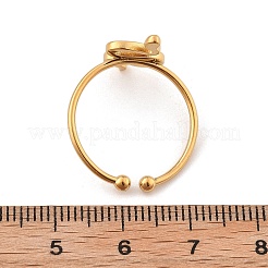 Кольцо-манжета из нержавеющей стали 304 для женщин&nbsp;RJEW-M049-02G