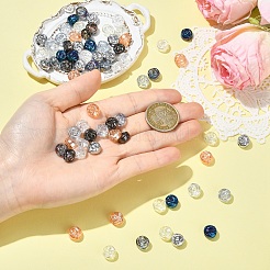 30 шт. Гальванические стеклянные бусины&nbsp;EGLA-YW0005-57A-01