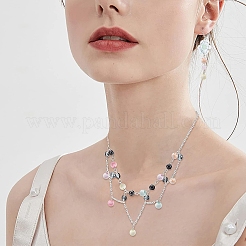 Лакированные бусины из акрила &nbsp;OACR-YW0002-49A