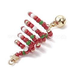 Большие подвески на елку из стеклянного бисера&nbsp;PALLOY-TA00330-01