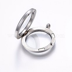 Магнитные плавающие подвески-медальоны из нержавеющей стали 304&nbsp;X-STAS-O103-35P