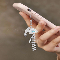 1шт стеклянные подвески мобильные ремни&nbsp;AJEW-LP0004-72