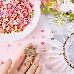 3500шт 10 цвета бусины из полимерной глины ручной работы&nbsp;CLAY-PA0001-26A