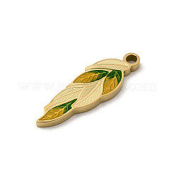 Подвески из нержавеющей стали 304 с эмалью&nbsp;STAS-I335-04G-02