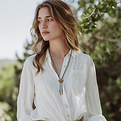 2 шт. 2 цвета сплава цветок искусственная кожа шнур боло галстук лариат ожерелья для женщин&nbsp;NJEW-GA0001-09