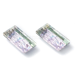 Подвески из тисненого стекла со стразами&nbsp;GLAA-J101-07A-001VL