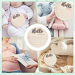 Деревянный реквизит для детских фотографий&nbsp;WOOD-WH0002-56B