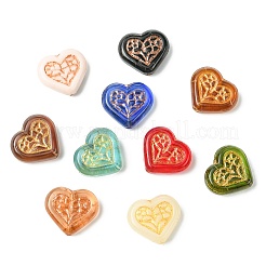 19шт 19 цвета бусины лэмпворк ручной работы&nbsp;LAMP-CJ0002-38