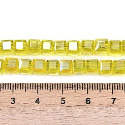 Гальванизируйте прозрачное стекло бисер нитей&nbsp;EGLA-B011-07A-AB01
