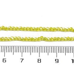 Прозрачные стеклянные бусины гальваническим пряди&nbsp;EGLA-H107-01A-AB11