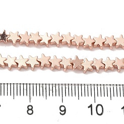 Гальванические нити из синтетических немагнитных гематитовых бусин&nbsp;G-I364-A01-RG